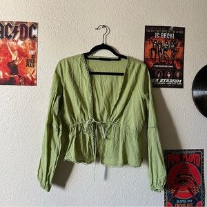 Shein Green Top